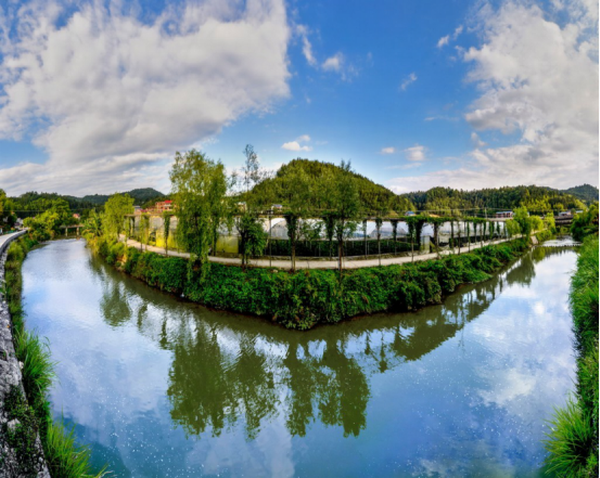 桃源蓝玉村河道